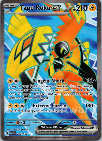 Tapu Koko ex [222/182] [Paradox Rift] Holofoil
