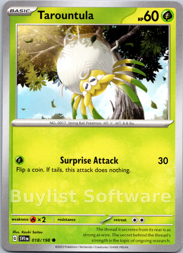 Tarountula [018/198] [Scarlet & Violet Base Set]