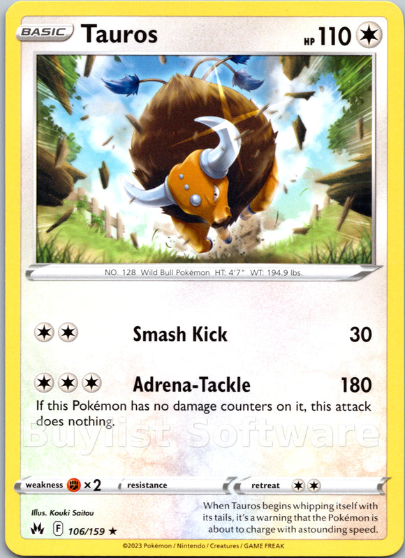 Tauros [106/159] [Crown Zenith]