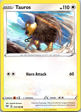 Tauros [134/189] [Darkness Ablaze]