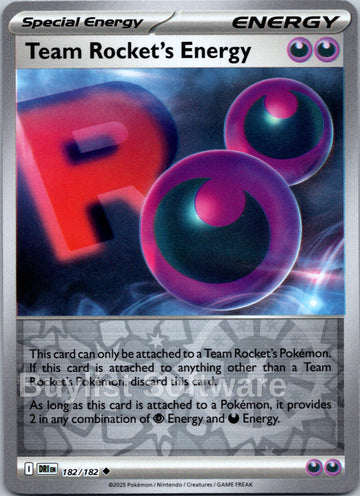 Team Rocket's Energy [182/182] [Destined Rivals] Reverse Holofoil