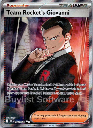 Team Rocket's Giovanni [225/182] [Destined Rivals] Holofoil