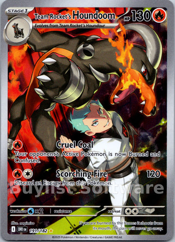 Team Rocket's Houndoom [191/182] [Destined Rivals] Holofoil