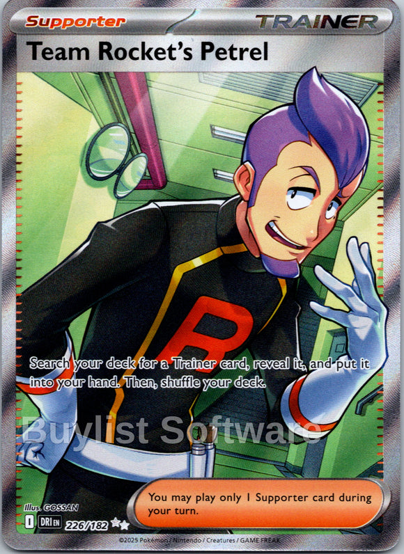 Team Rocket's Petrel [226/182] [Destined Rivals] Holofoil