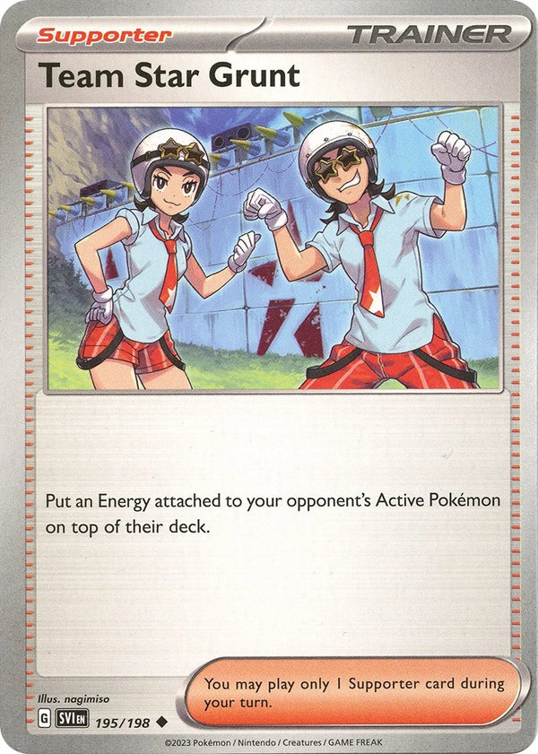 Team Star Grunt [195/198] [Scarlet & Violet Base Set]