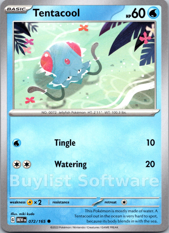 Tentacool [072/165] [Scarlet & Violet 151]