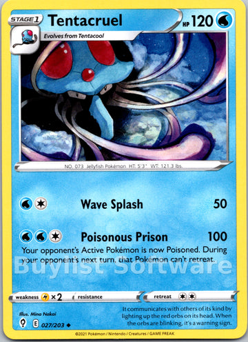 Tentacruel [027/203] [Evolving Skies]