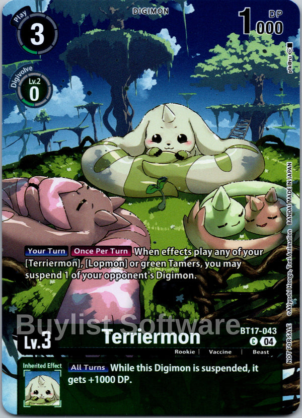 Terriermon (Legend Pack 2024 Box Topper) [BT17-043] [Chain of Liberation] Foil