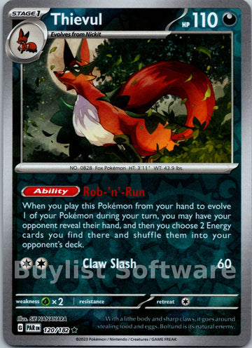 Thievul [120/182] [Paradox Rift] Reverse Holofoil