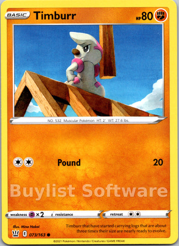 Timburr [073/163] [Battle Styles]