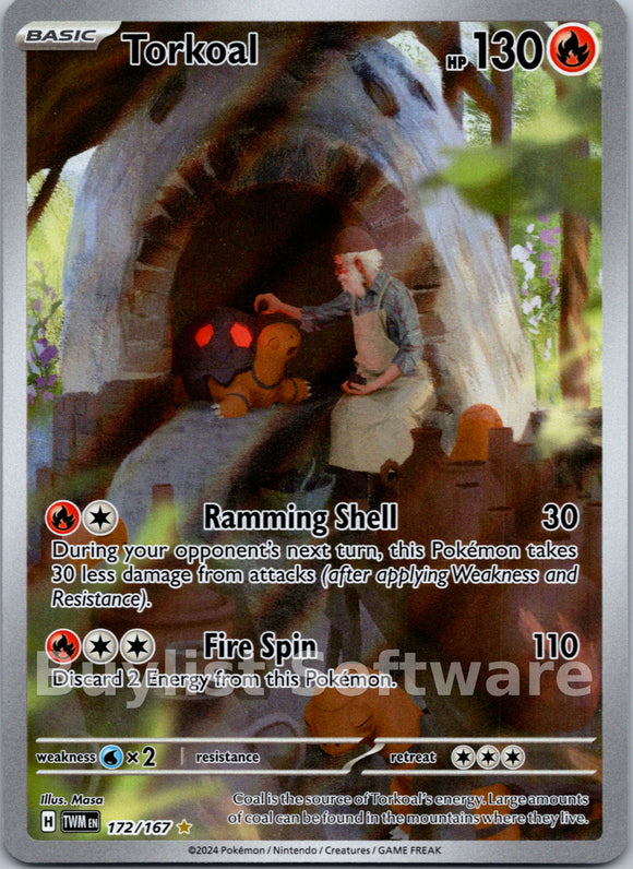 Torkoal [172/167] [Twilight Masquerade] Holofoil
