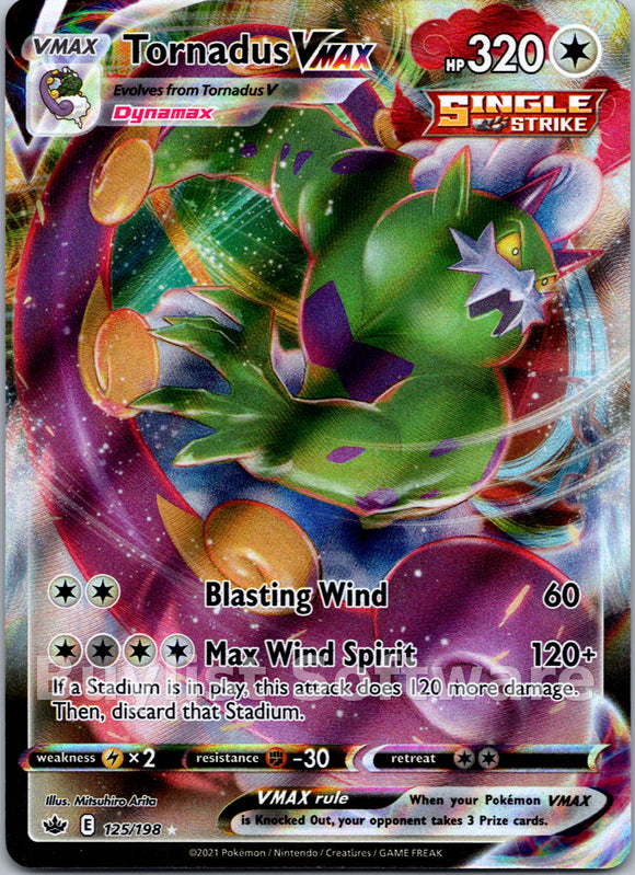 Tornadus VMAX [125/198] [Chilling Reign] Holofoil