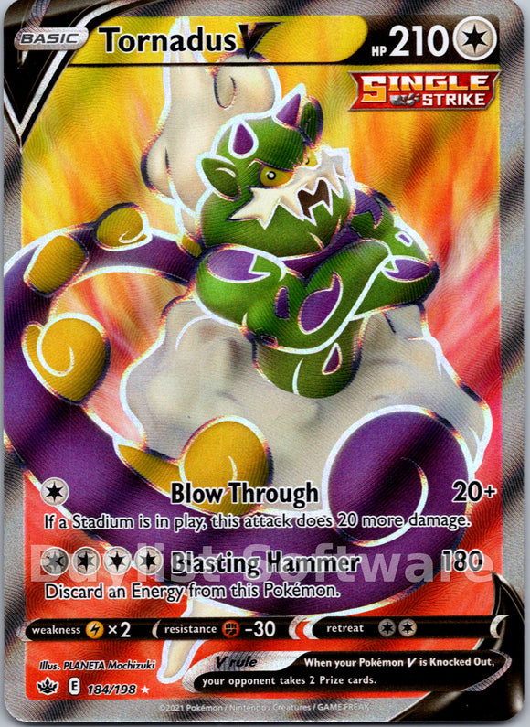 Tornadus V [184/198] [Chilling Reign] Holofoil