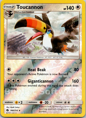 Toucannon [166/214] [Lost Thunder] Reverse Holofoil
