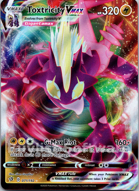 Toxtricity VMAX [071/192] [Rebel Clash] Holofoil