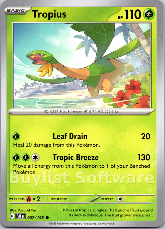 Tropius [007/193] [Paldea Evolved]