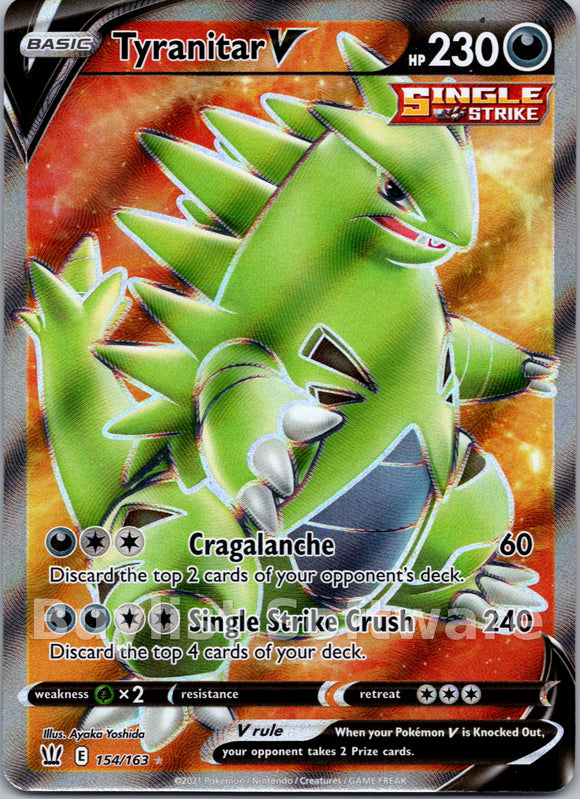 Tyranitar V [154/163] [Battle Styles] Holofoil