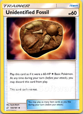 Unidentified Fossil [155/181] [Team Up]