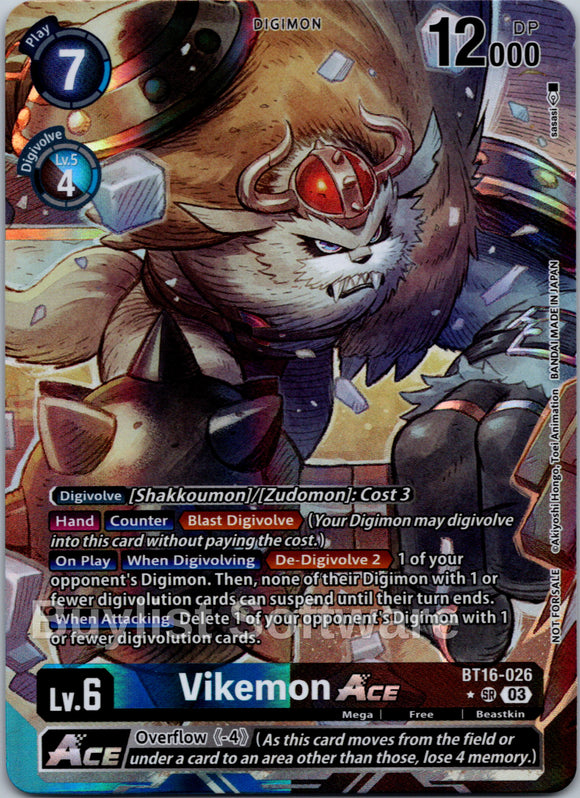 Vikemon ACE (Cyber Eden Release Event Winner) [BT16-026] [Cyber Eden] Foil