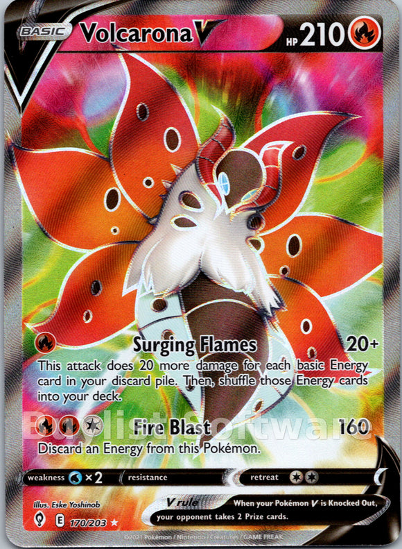 Volcarona V [170/203] [Evolving Skies] Holofoil