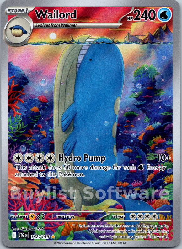 Wailord [162/159] [Journey Together] Holofoil