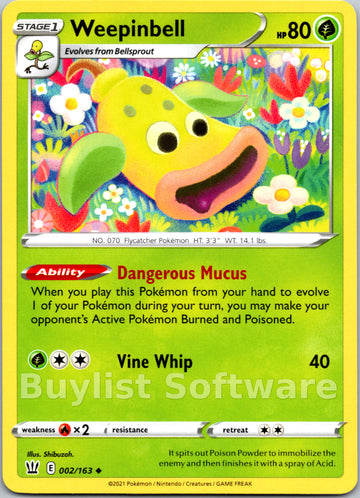 Weepinbell [002/163] [Battle Styles]