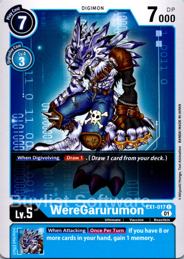 WereGarurumon [EX1-017 C] [Classic Collection]