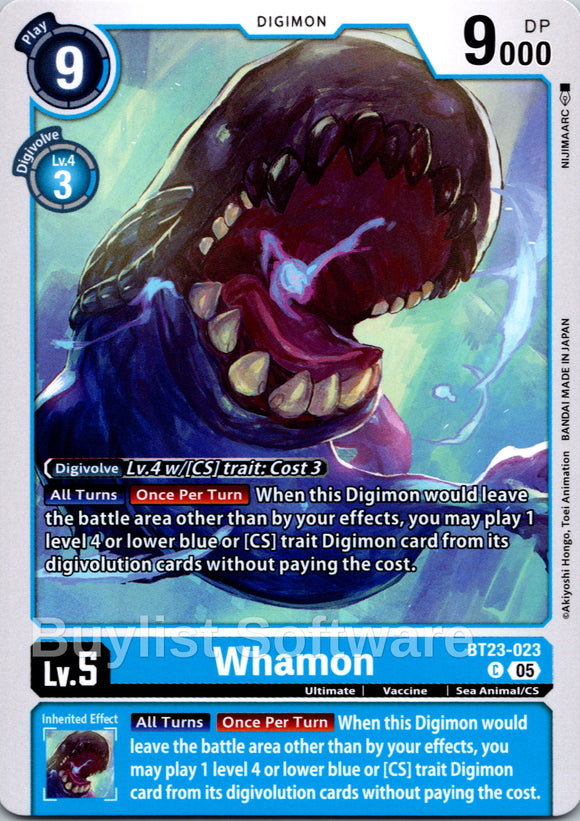 Whamon [BT23-023] [Hackers' Slumber]