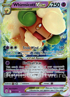 Whimsicott VSTAR [065/172] [Brilliant Stars] Holofoil