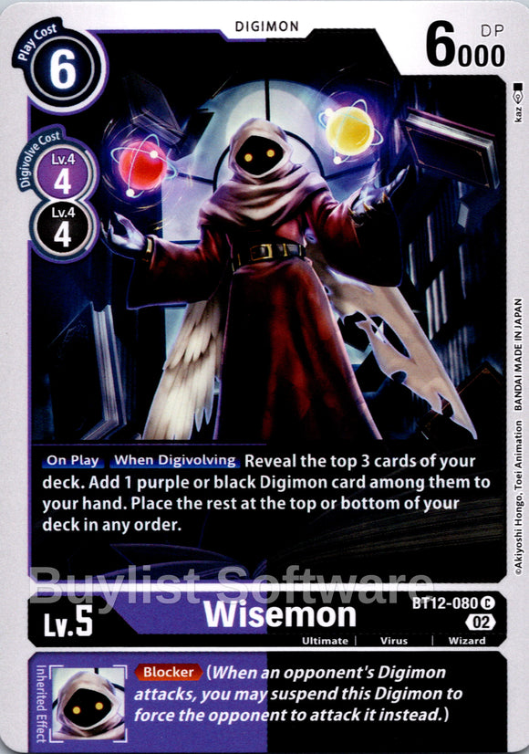 Wisemon [BT12-080 C] [Across Time]