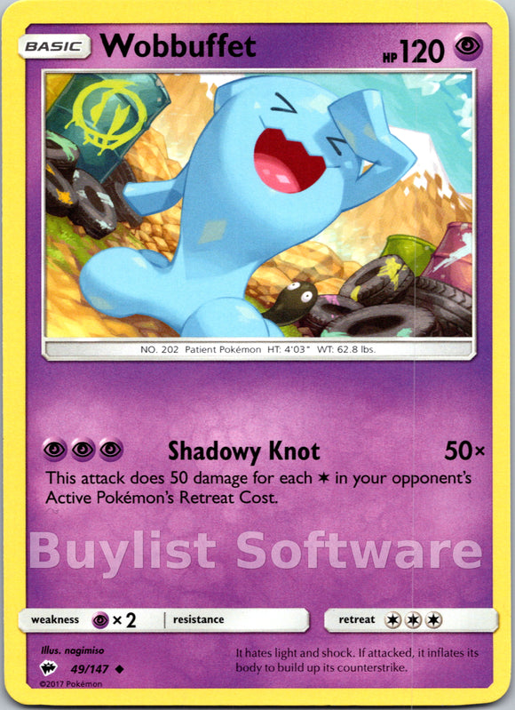 Wobbuffet [49/147] [Burning Shadows]