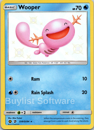 Wooper [SV9/SV94] [ Shiny Vault] Holofoil