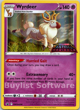 Wyrdeer [SWSH206] [Sword & Shield Promo Cards] Holofoil