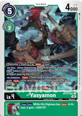 Yasyamon [BT12-051] [Across Time]