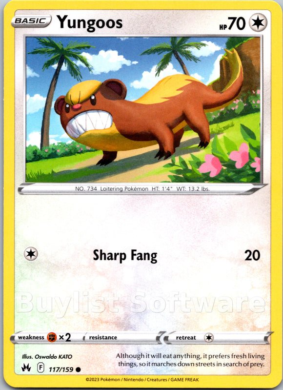 Yungoos [117/159] [Crown Zenith]