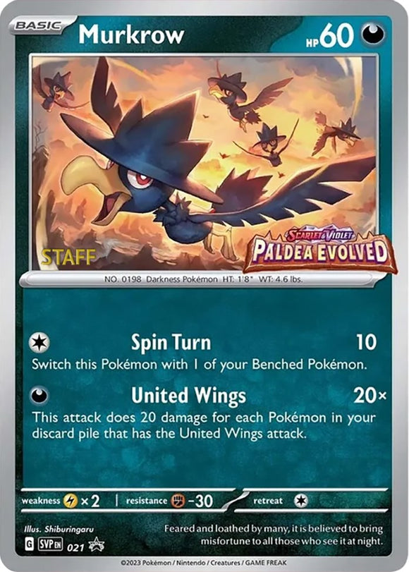 Murkrow (Staff Stamped)