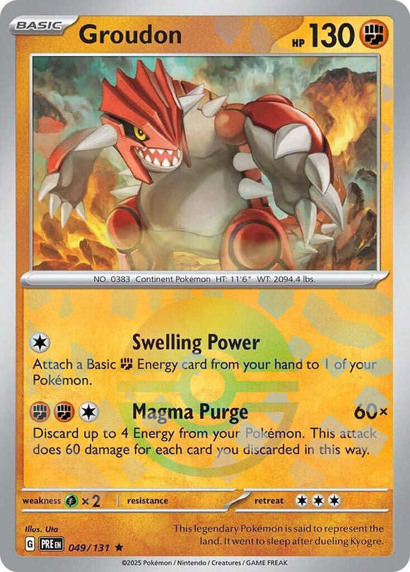 Groudon (Poke Ball Pattern)