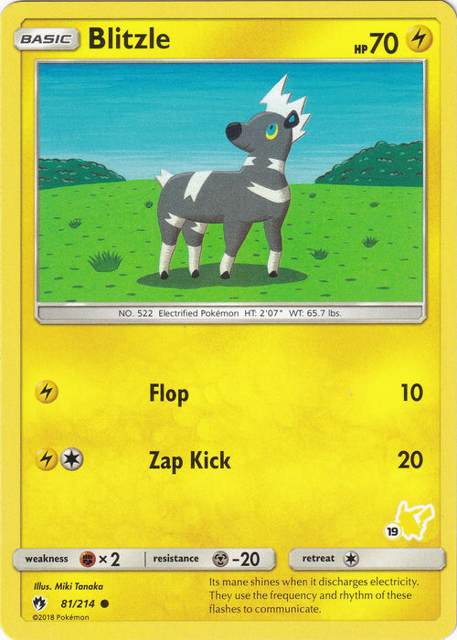 Blitzle (#19 Pikachu Stamped)