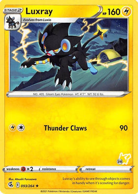 Luxray (#28 Pikachu Stamped)