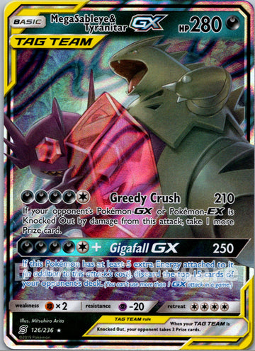 Mega Sableye & Tyranitar GX