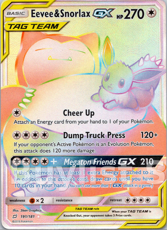 Eevee & Snorlax GX