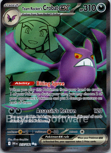 Team Rocket's Crobat ex