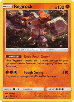Regirock (Cosmos Holo)