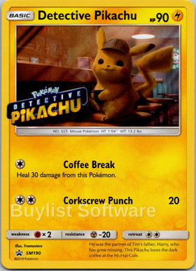 Detective Pikachu (Detective Pikachu Stamped)