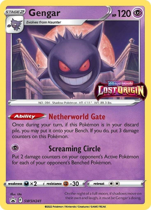 Gengar (Sword & Shield Promo Cards Stamped)