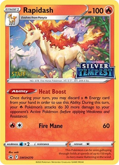 Rapidash (Staff Stamped)