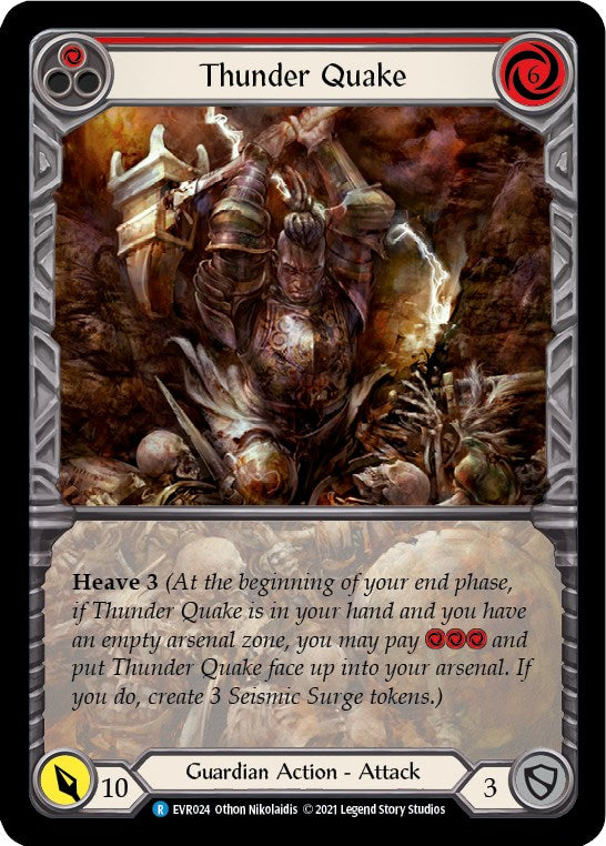 Thunder Quake (Red) (Extended Art)