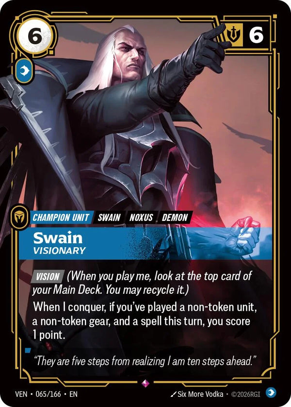 Swain, Visionary