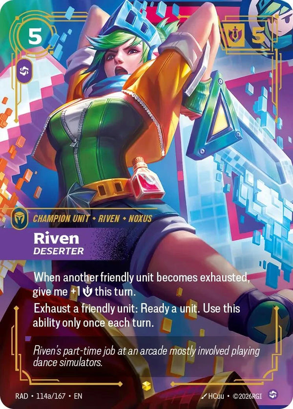 eebe737b-a951-4b86-a533-893fb34272ce | rb-114a-167-f-radi-aa-sho-nm | Riven, Deserter (Alternate Art)