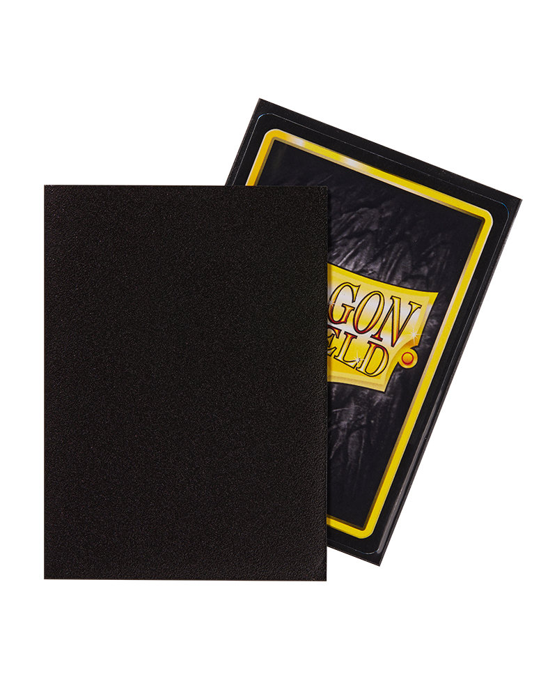 100ct Black Dragon Shield Matte Sleeves